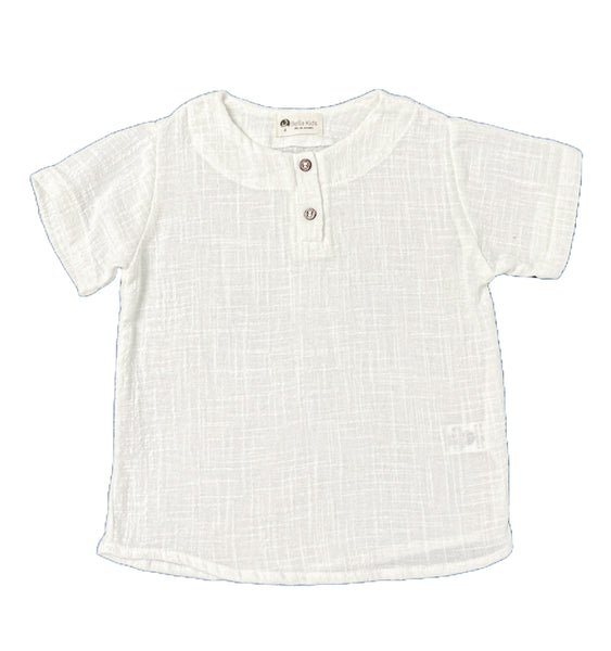 Camisa Bata Trend Off White